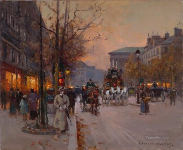 EC boulevard de la Madeleine 4 パリジャン Oil Paintings
